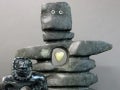 Inukshuk by Simon Oleekatalik & Shaman by Eddie Oleekatalik